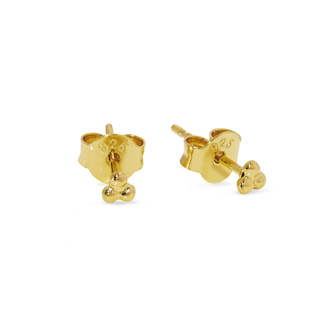 Micro Dot Studs 14K Gold