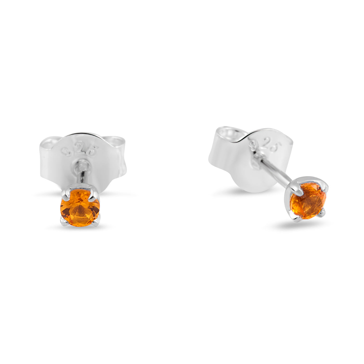 Delicate Citrine Studs