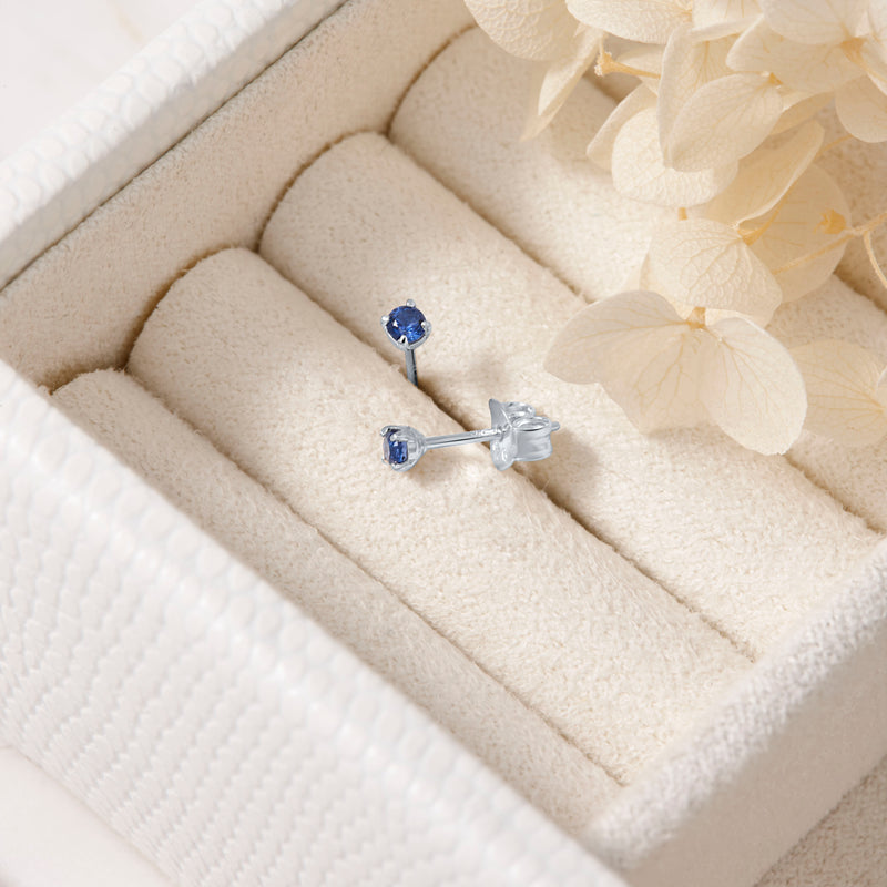 Delicate Sapphire Studs