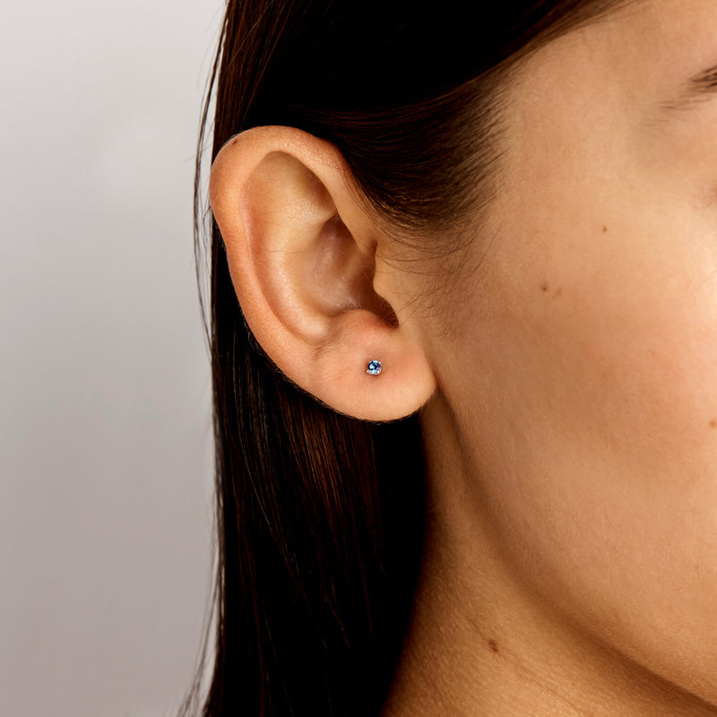 Delicate Sapphire Studs