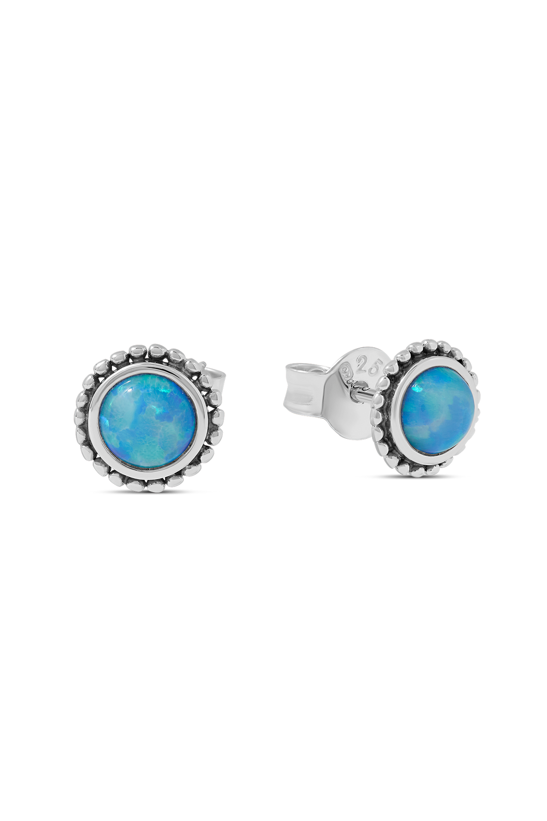 Azure Opal Sun Studs