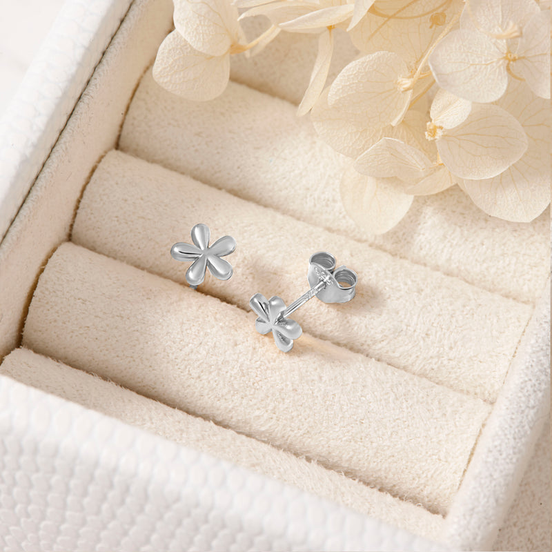 Periwinkle Flower Studs