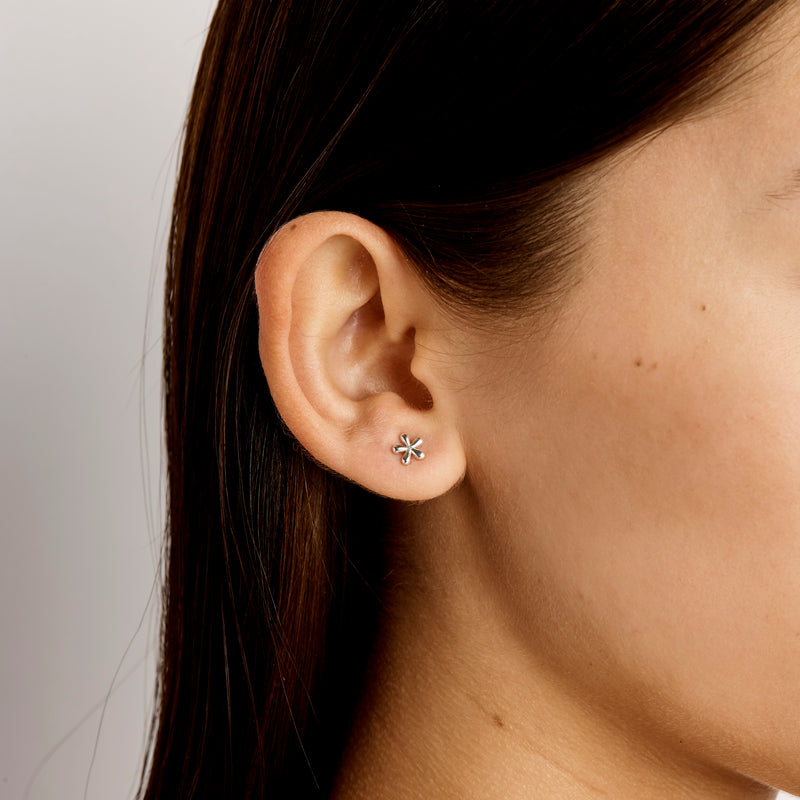 Periwinkle Flower Studs