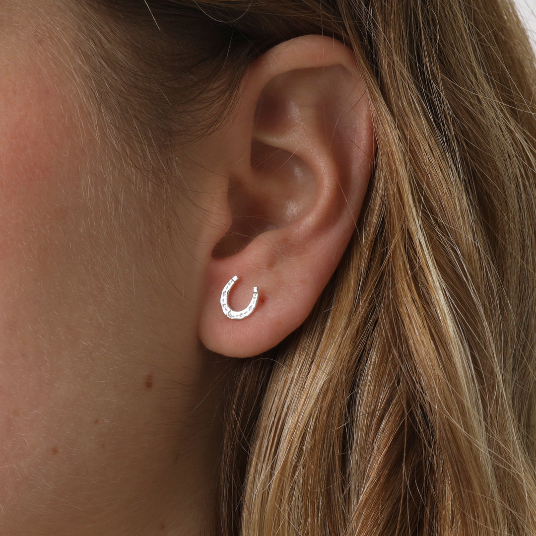 Lucky Horseshoe Studs