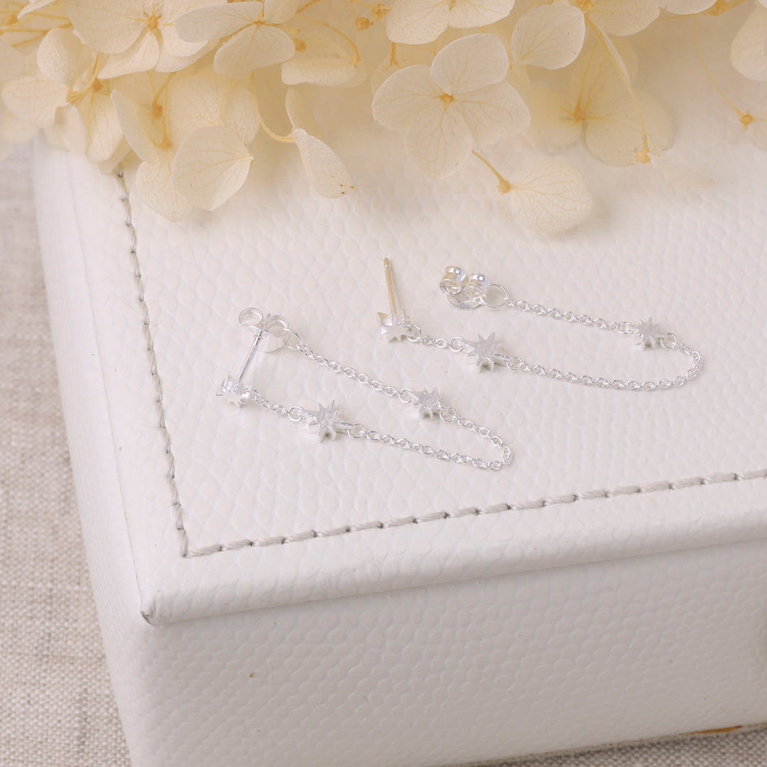 Celestial Ripple Drop Studs