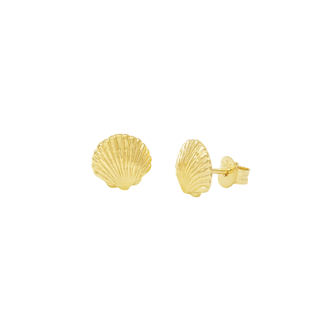 Sandshell Studs Gold