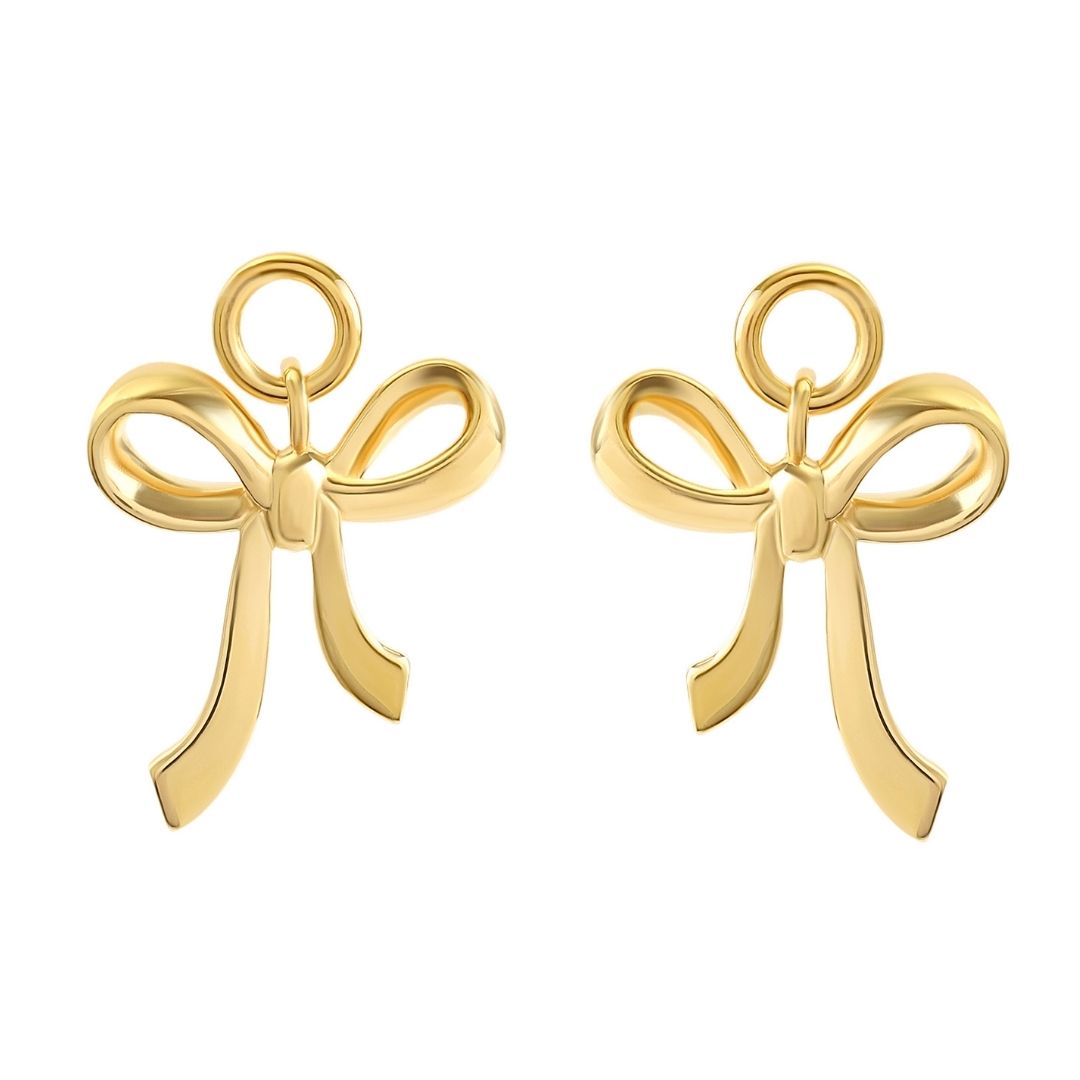Bow Ear Charms Gold