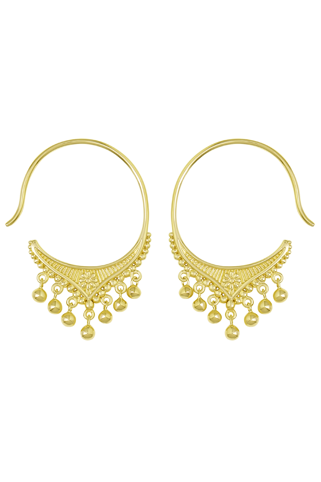 Kerala Hoops Gold