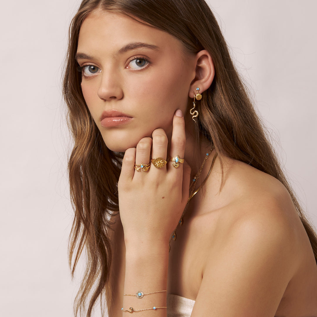Veya Azure Opal Bracelet Gold