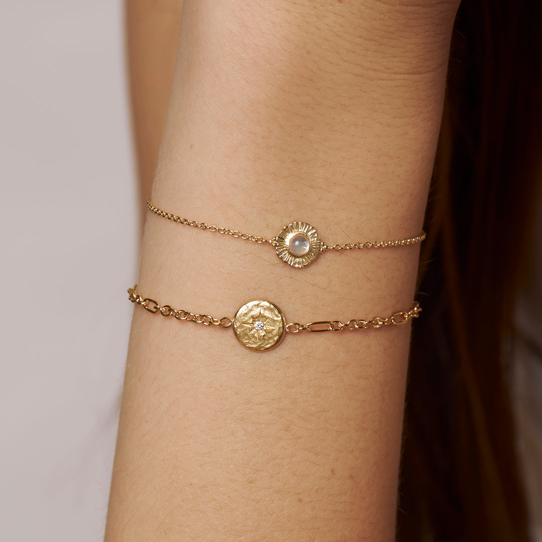 Veya Moonstone Bracelet Gold