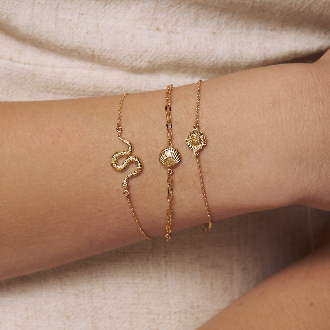 Wild Sunflower Bracelet Gold