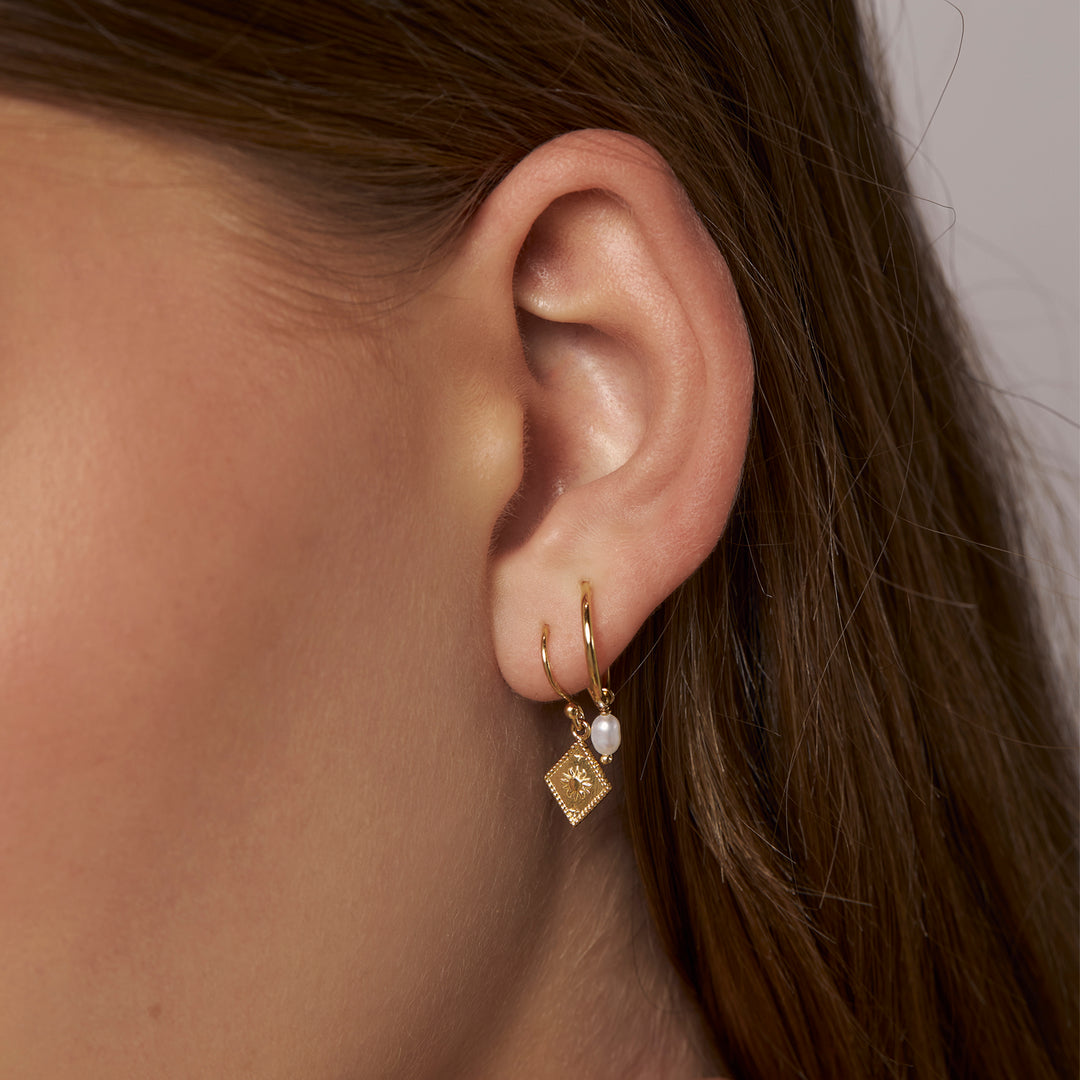Solunar Earrings Gold
