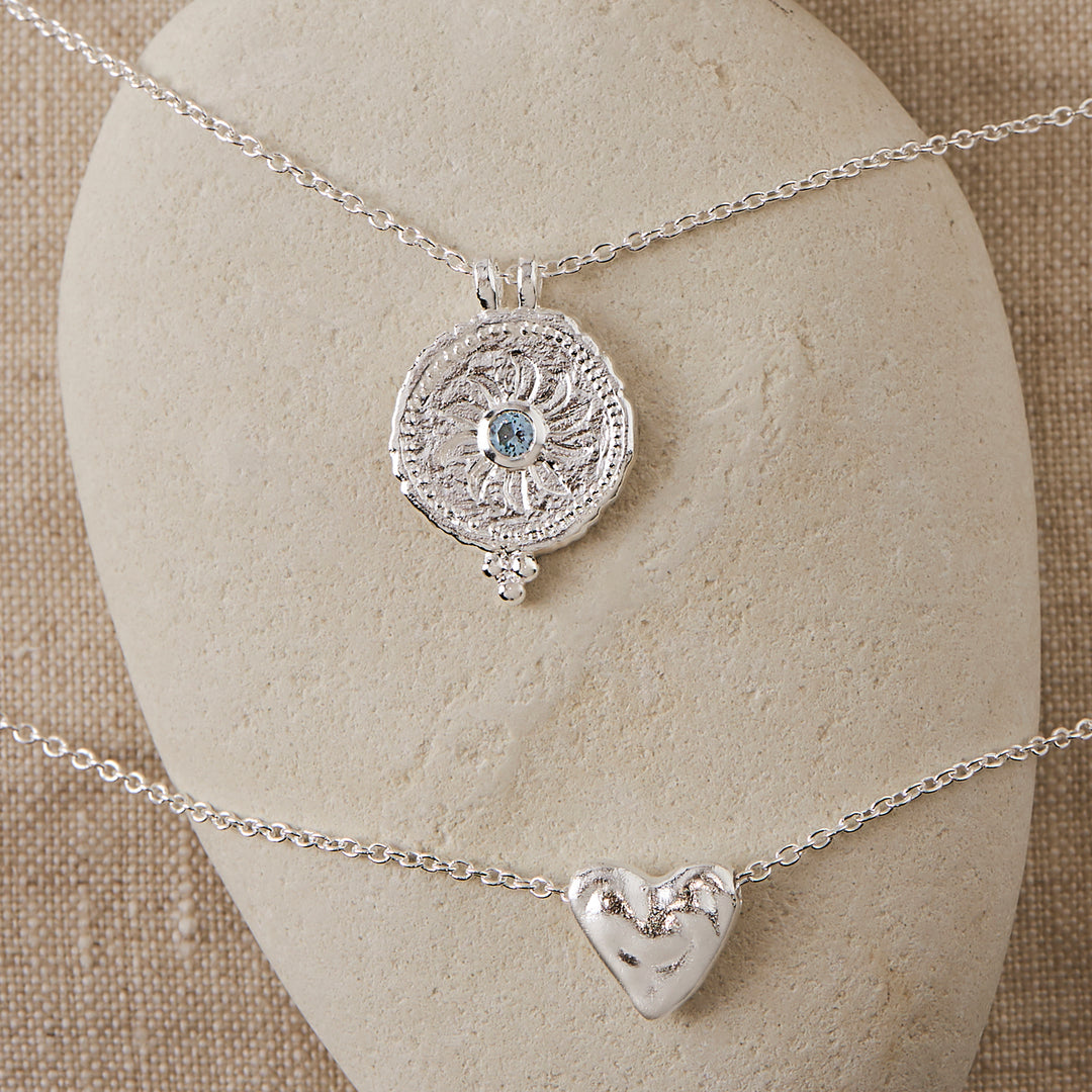 Helios Blue Topaz Necklace