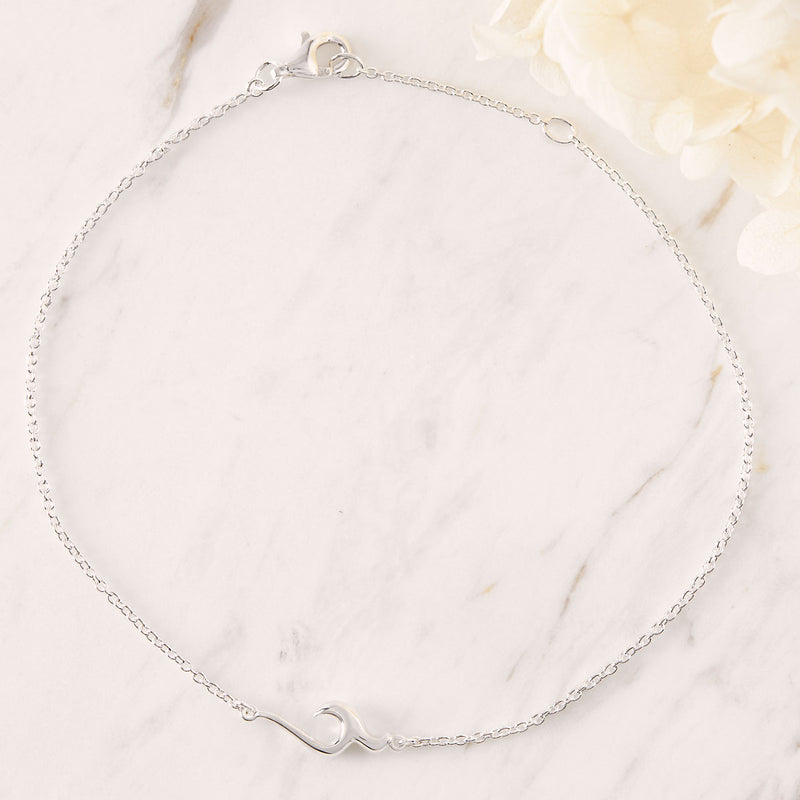 Dainty Wave Anklet