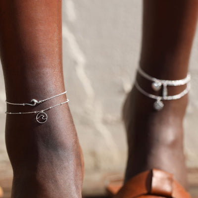 Dainty Wave Anklet