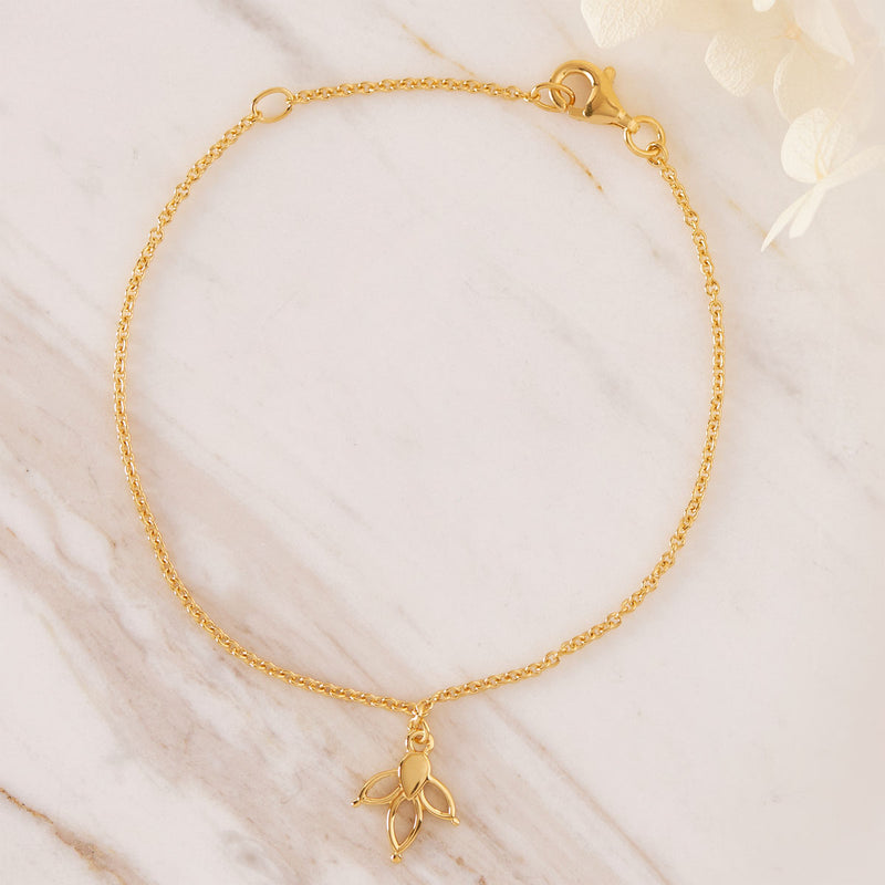 Sacred Blossom Bracelet Gold