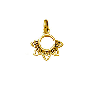 Rising Sun Gold Neck Charm