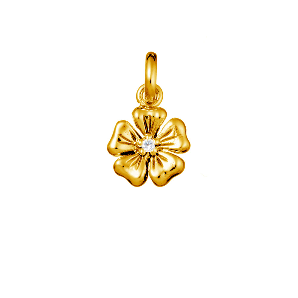 Dioscuri Neck Charm Gold