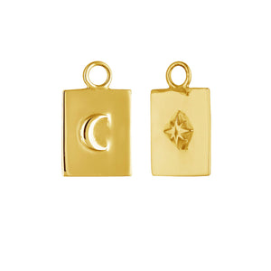 Celestial Medallion Gold Ear Charms