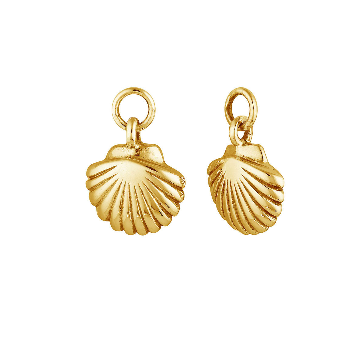 Seashell Ear Gold Charms