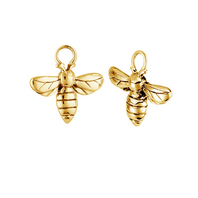 Meant To Bee Gold Ear Charms