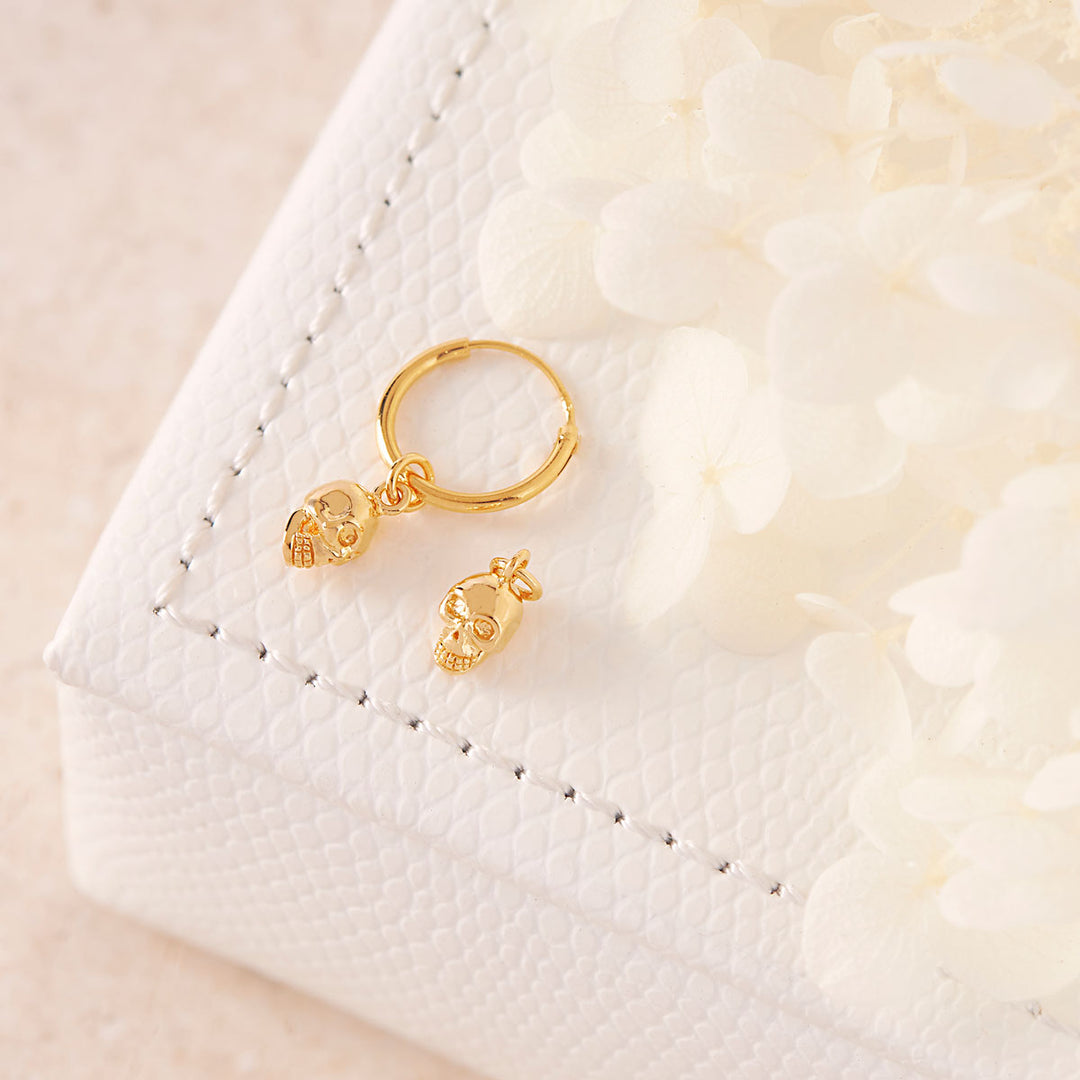 Skull Ear Gold Charms