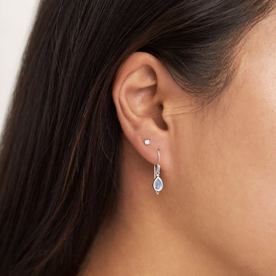 Serein Moonstone Earrings