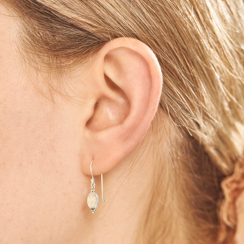 Moon Song Opal Earrings