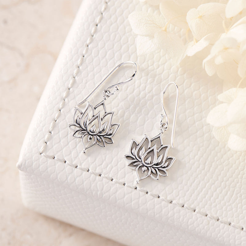 Blossoming Lotus Earrings