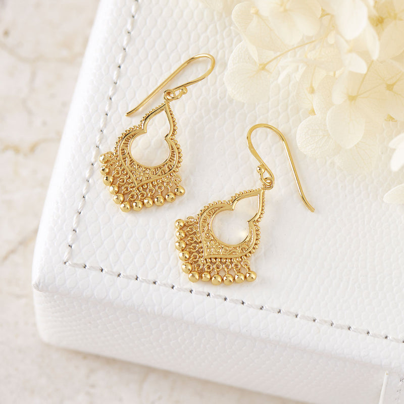 Mahaweli Charm Earrings Gold