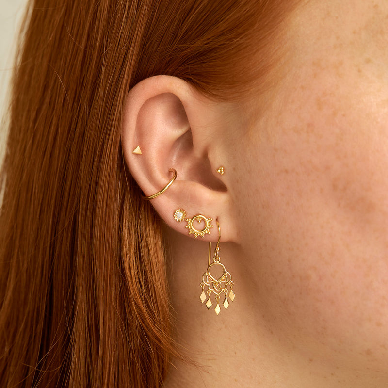 Jaipur Earrings Gold