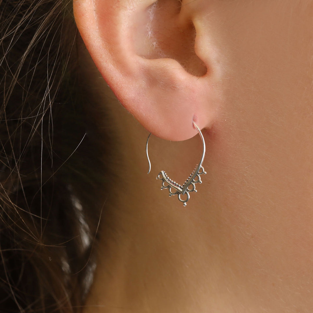 Delicate Henna Hoops
