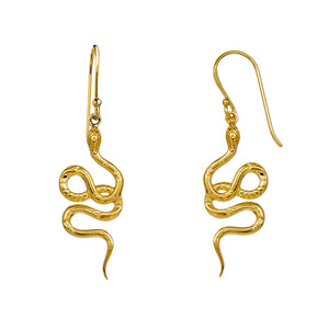 Serpent Seer Earrings Gold