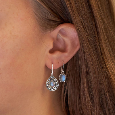 Garland Moonstone Earrings