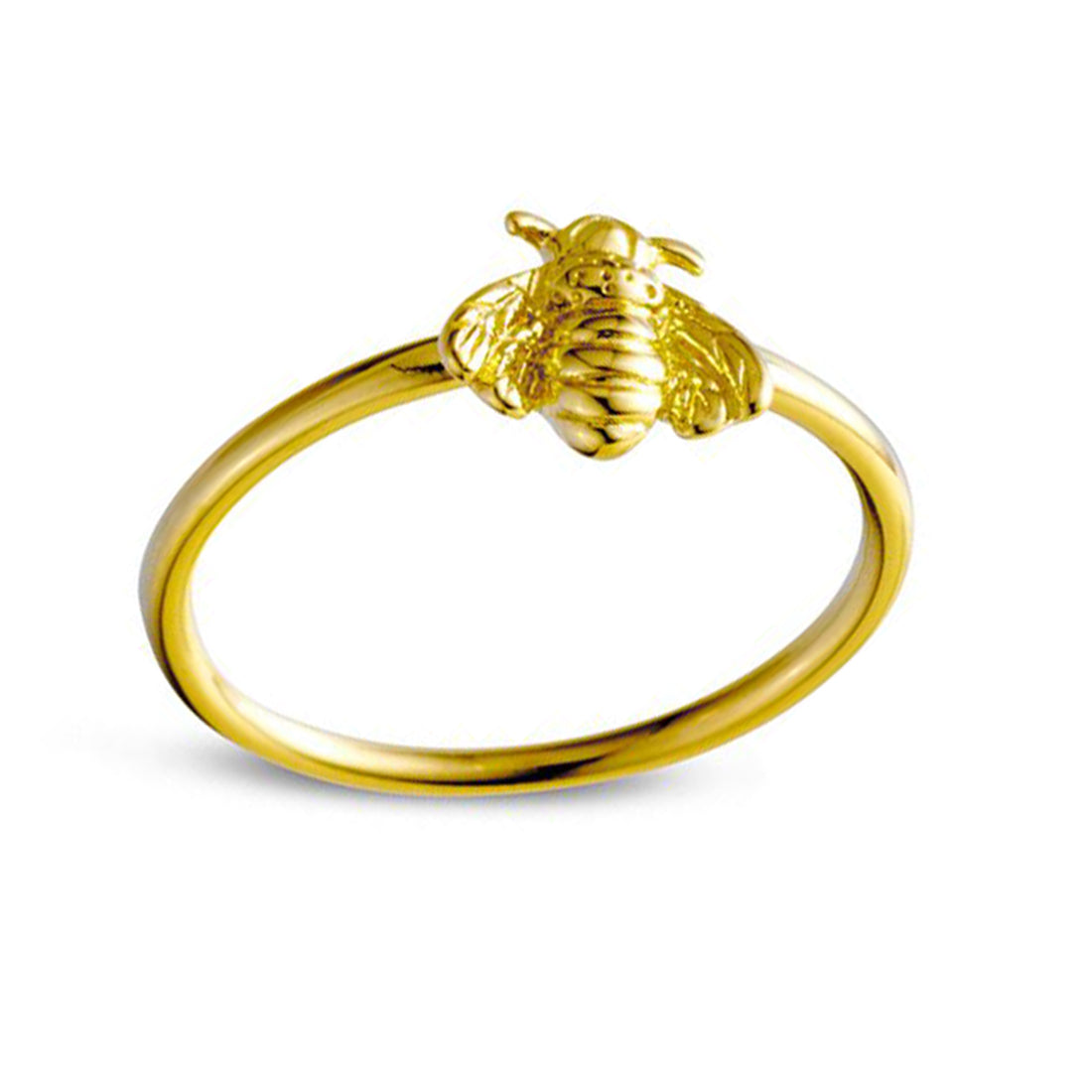 Pollination Bee Ring Gold