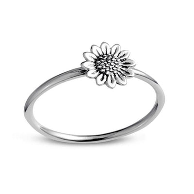 Delicate Sunflower Ring