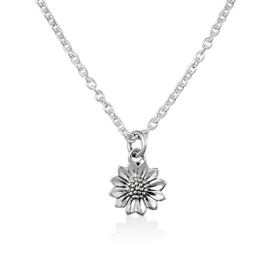 Delicate Sunflower Necklace