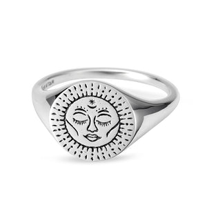 Moon Signet Ring