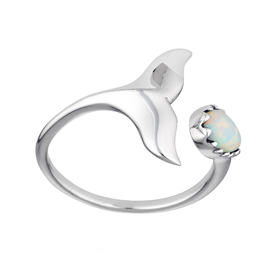 Whale Tail Opal Ring