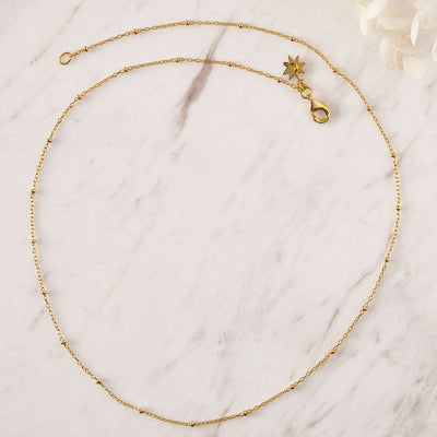 Disco Chain Necklace Gold