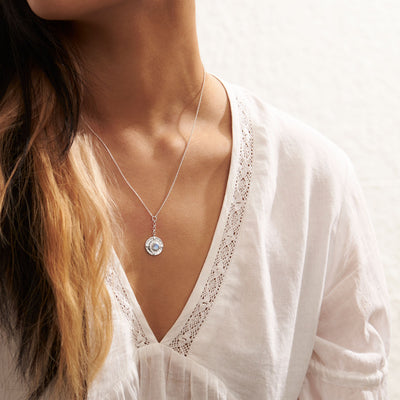 Celestial Amulet Moonstone Necklace