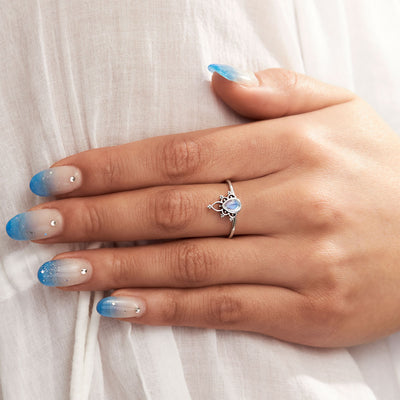 Divine Archway Moonstone Ring