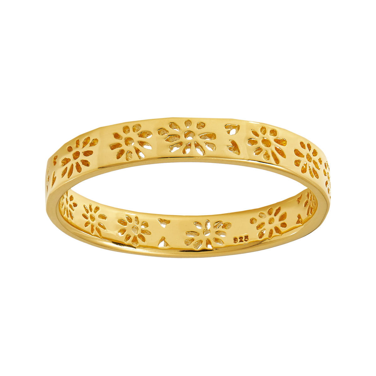 Delicate Daisy Ring Gold