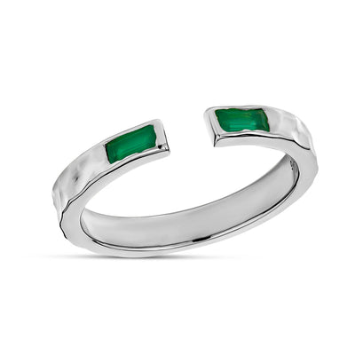 Leora Green Onyx Ring
