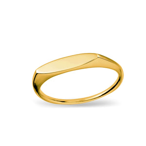 Flat Flux Ring Gold