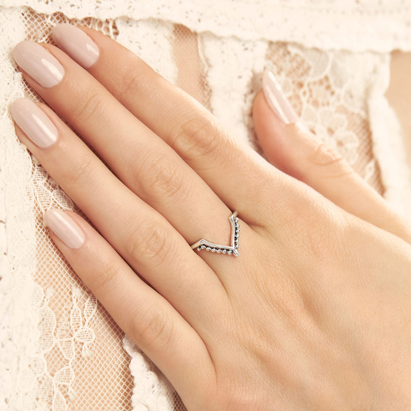 Beaded Archway Ring