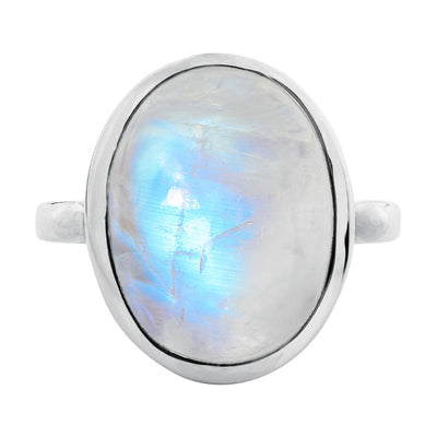 Lunar Deity Moonstone Ring