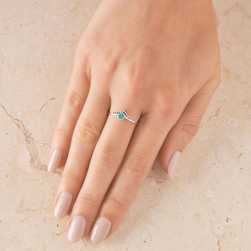 Diadème Turquoise Ring