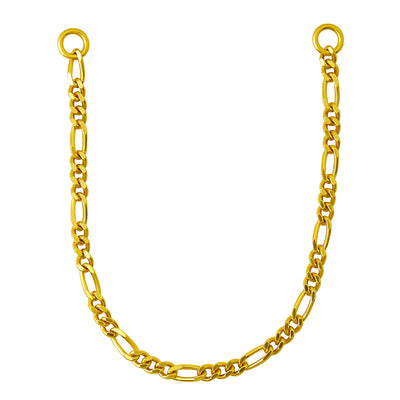 Petite Figaro Stud Chain Accessory Gold