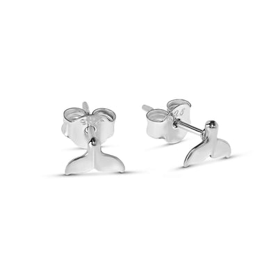 Baby Whale Tail Studs